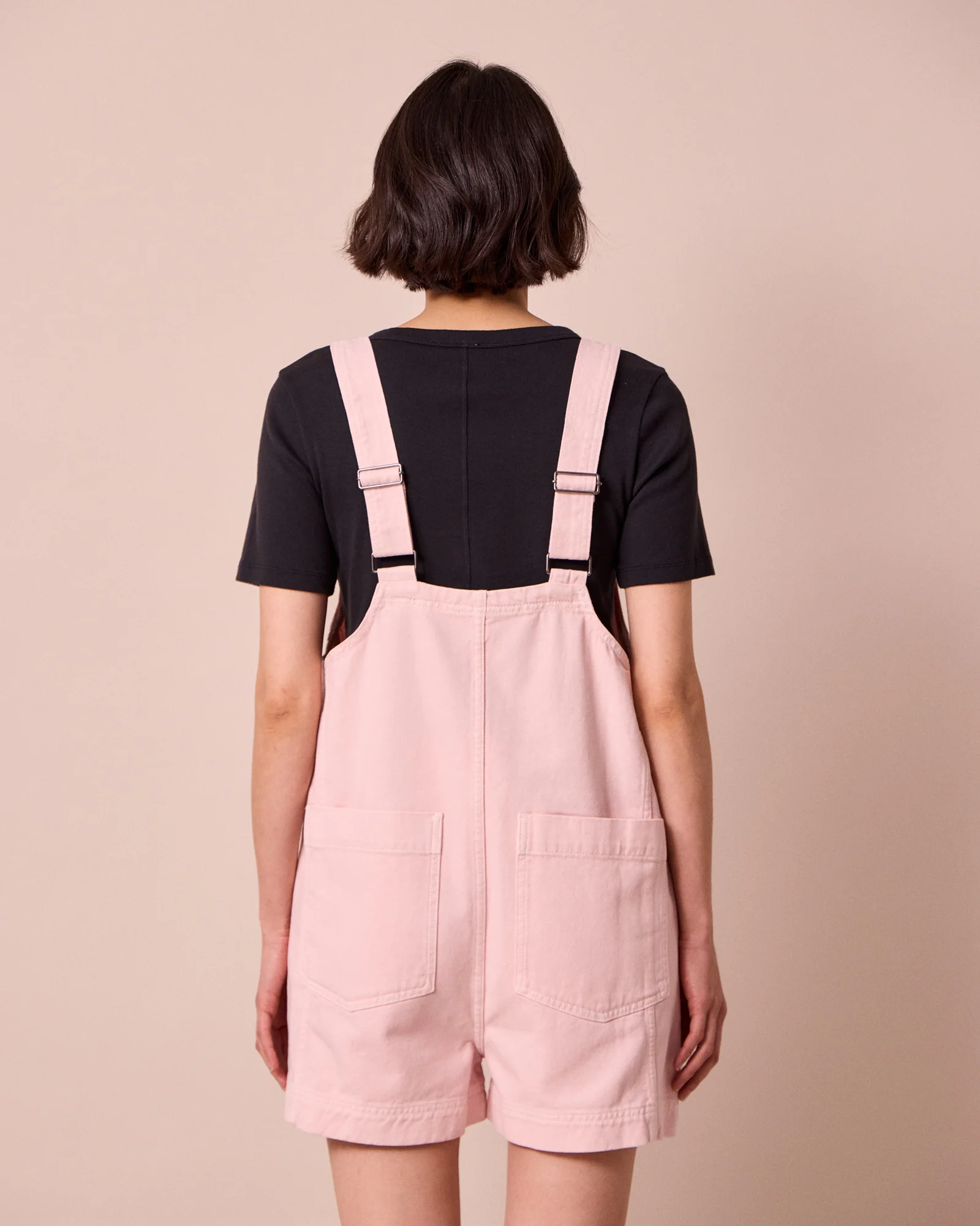 Anica Petal Pink Denim Playsuit - Image 4