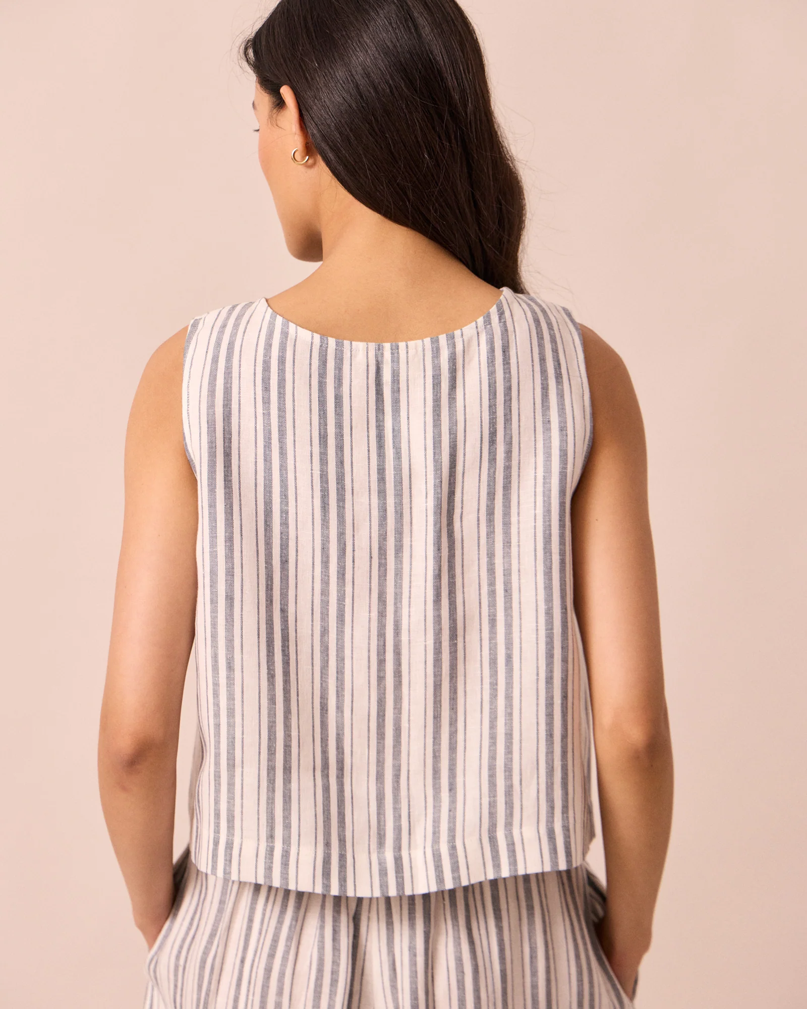 Esme Sailor Stripe Linen Top - Image 4