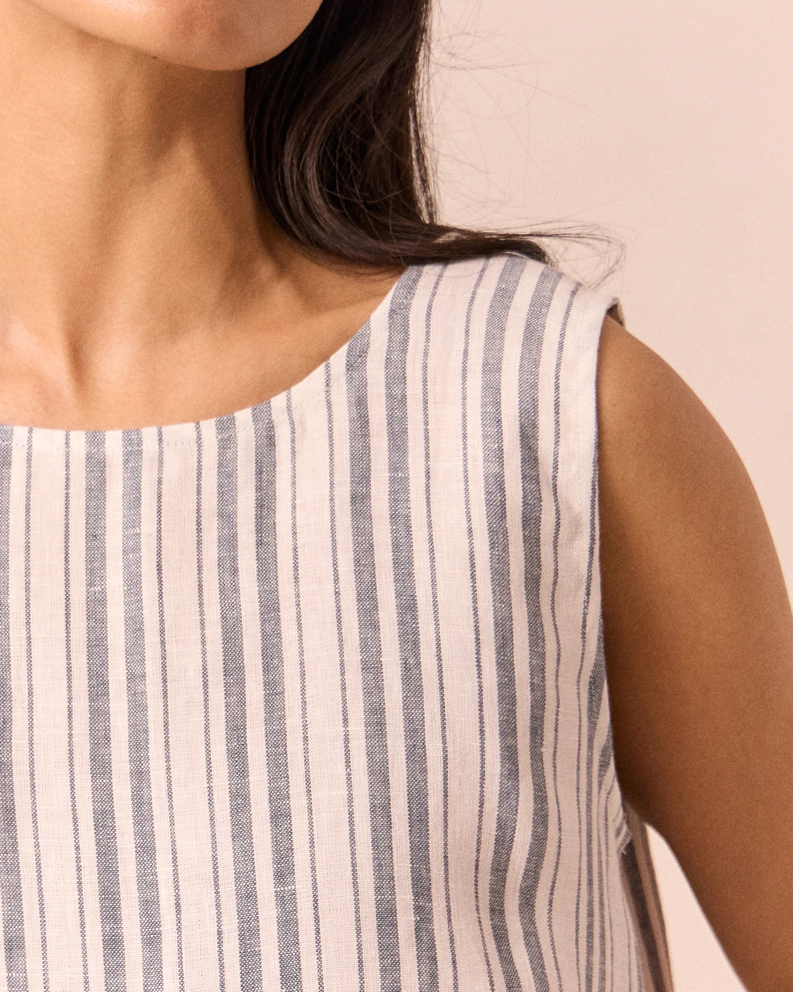 Esme Sailor Stripe Linen Top - Image 5