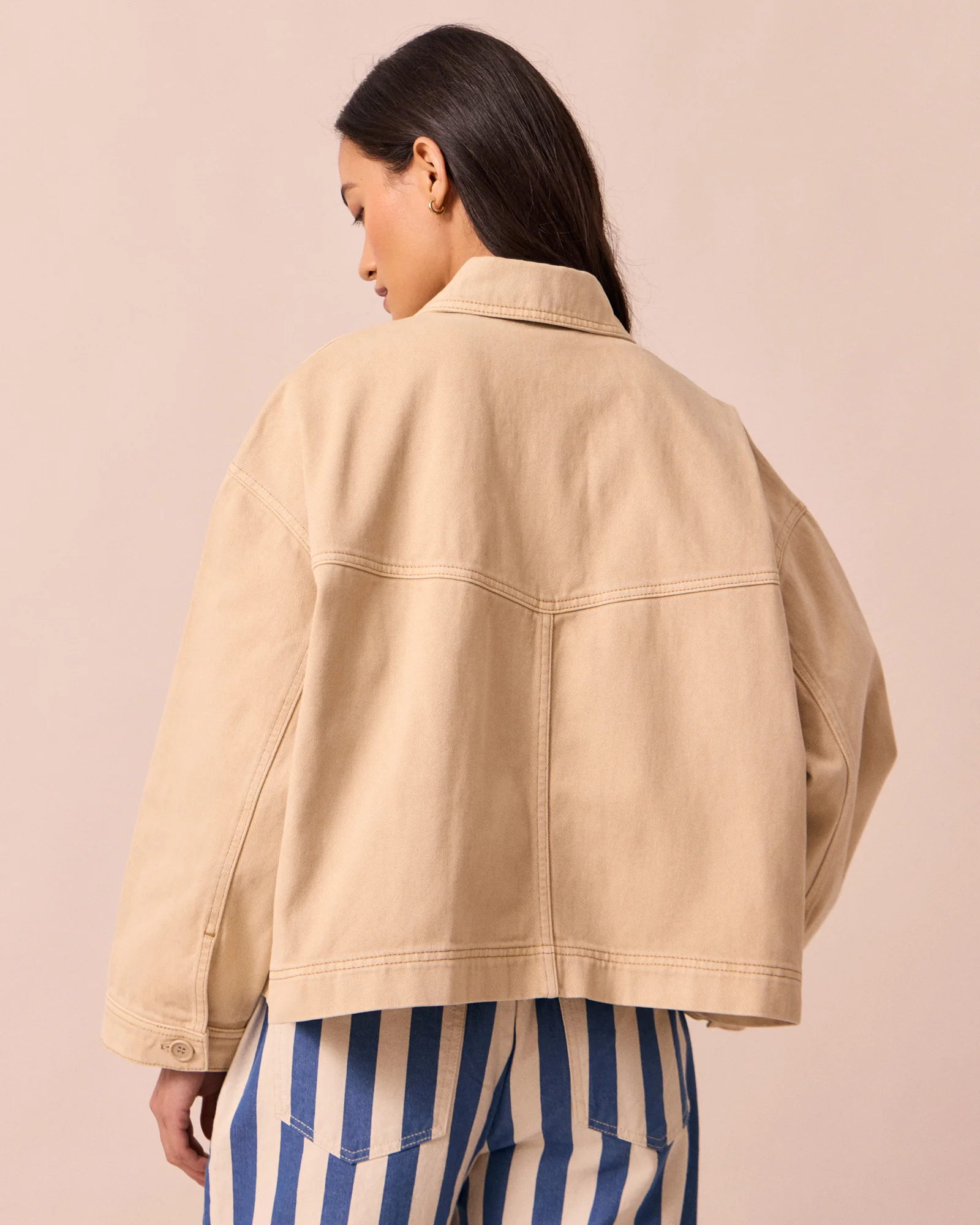 Kitty Raffia Denim Jacket - Image 4