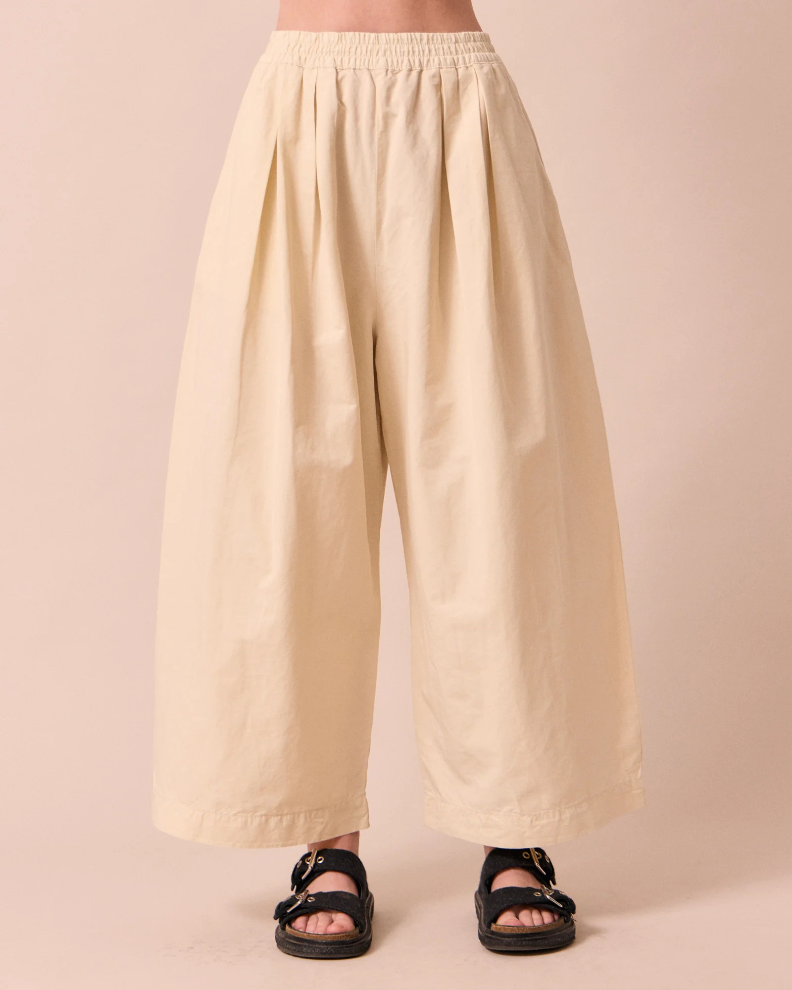 Layne Bone Cotton Linen Slub Trousers - Image 3
