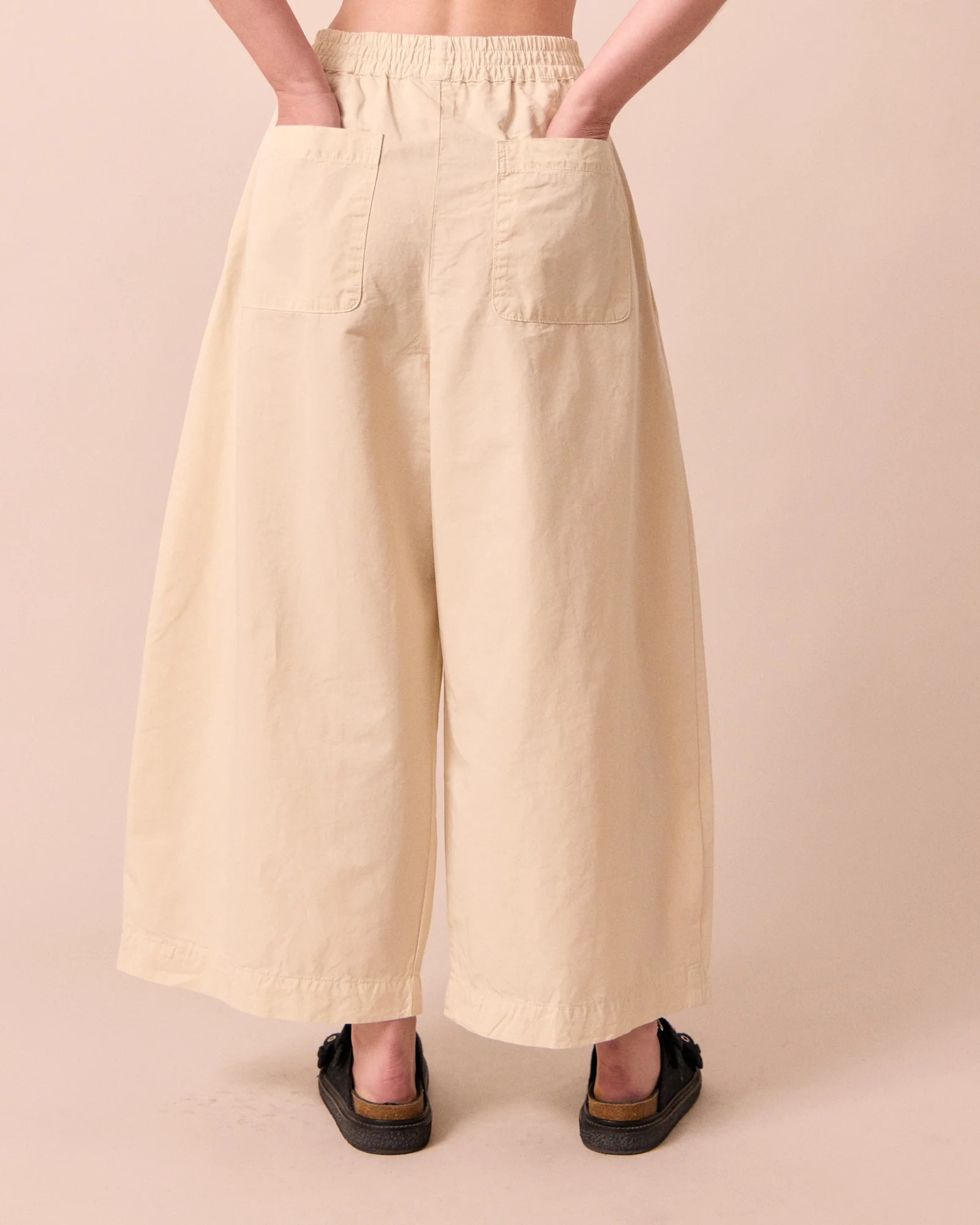 Layne Bone Cotton Linen Slub Trousers - Image 4