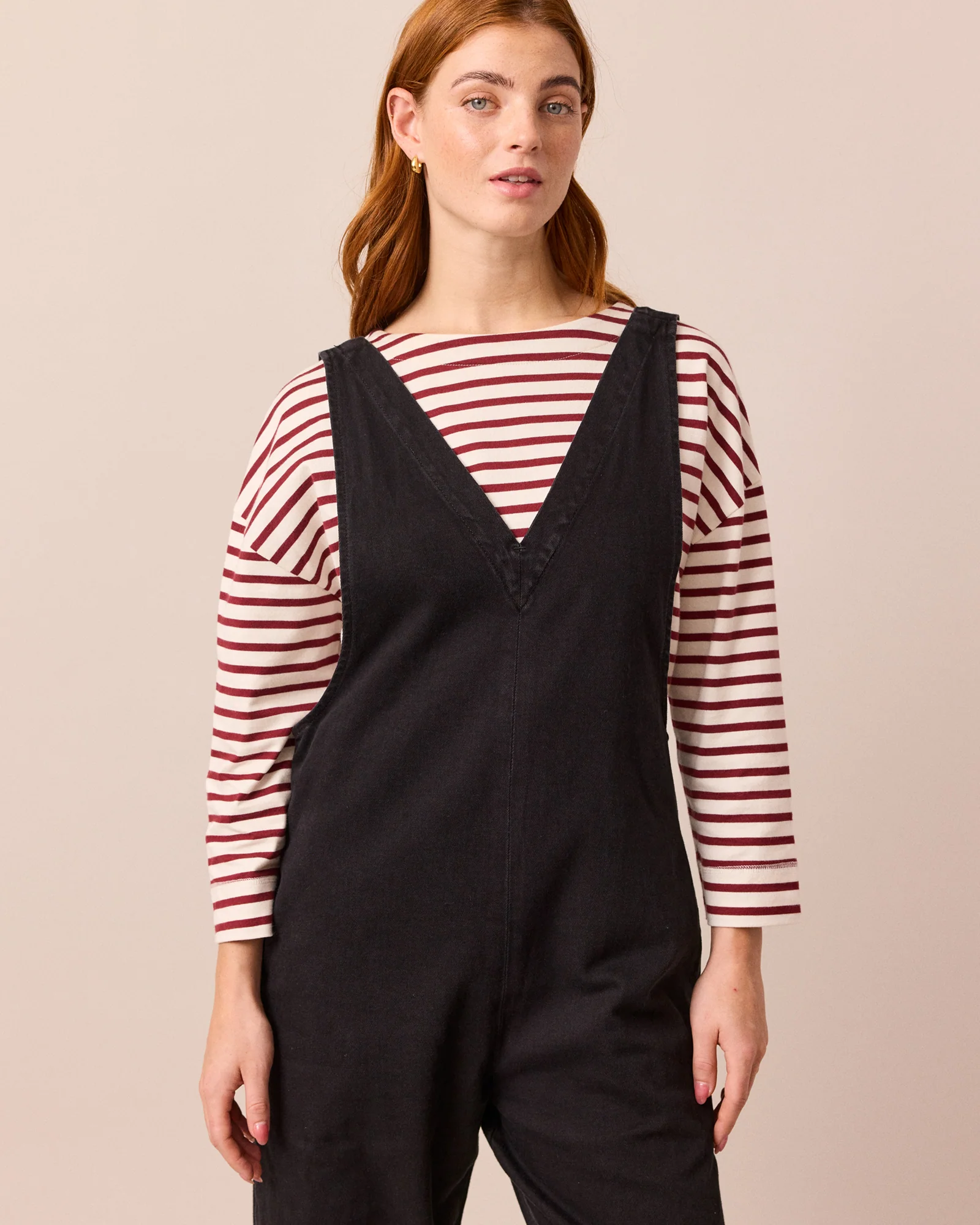 Ottie Black Denim Jumpsuit - Image 3