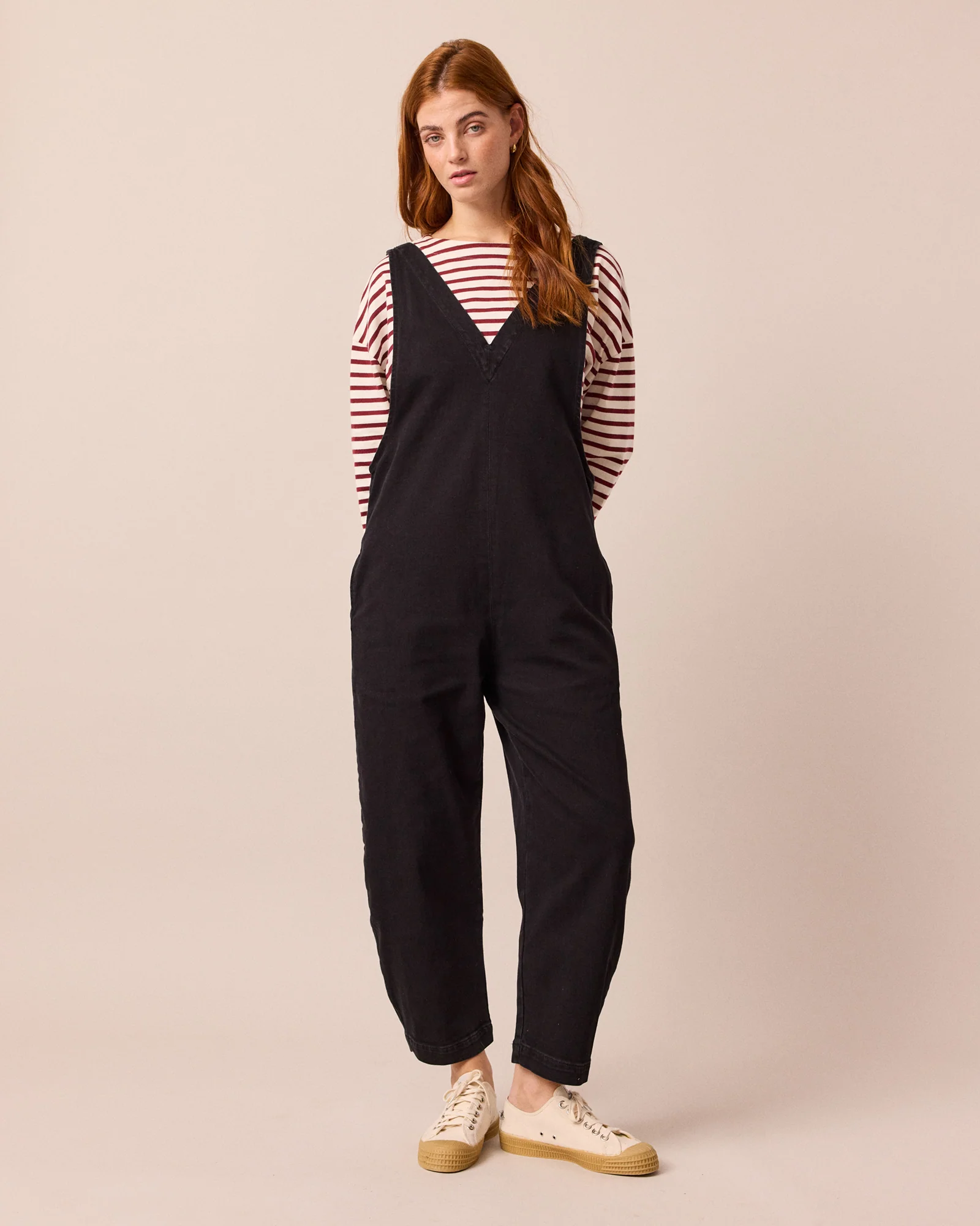 Ottie Black Denim Jumpsuit - Image 4