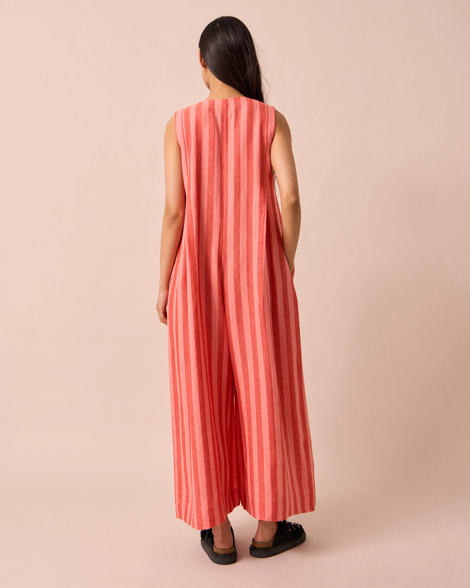 Tula Sorbet Stripe Linen Jumpsuit - Image 4